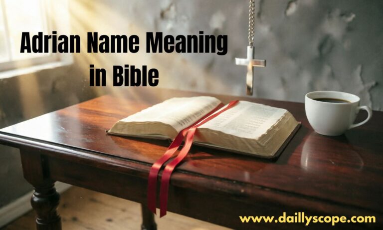 Adrian Name Meaning in Bible