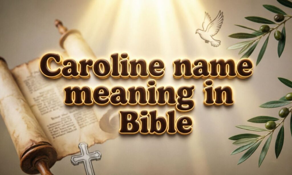 Caroline name meaning in Bible