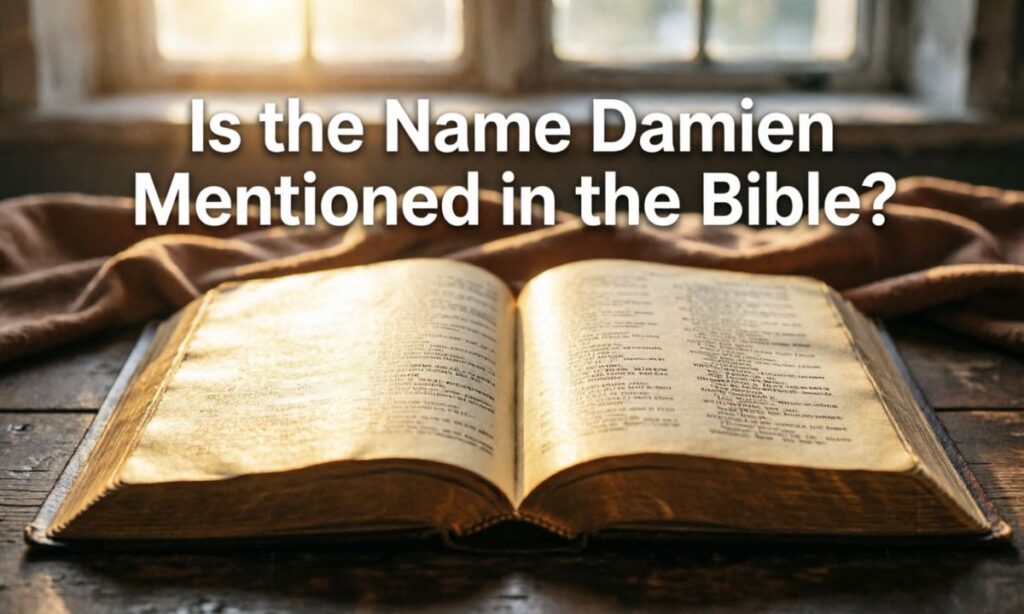 Is the Name Damien Mentioned in the Bible