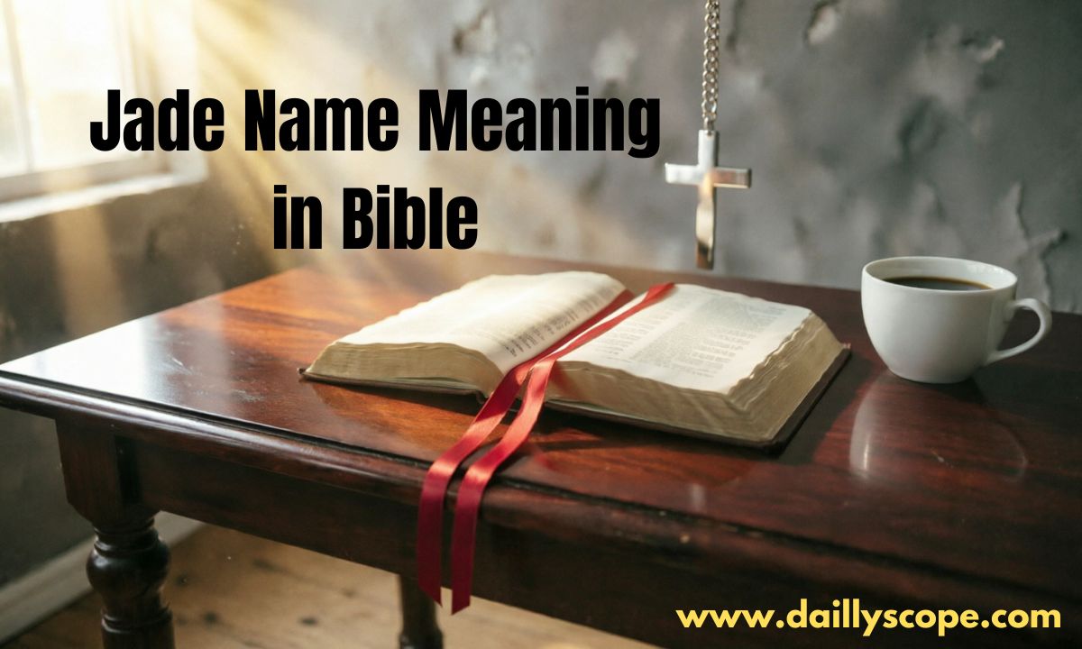 Jade Name Meaning in Bible