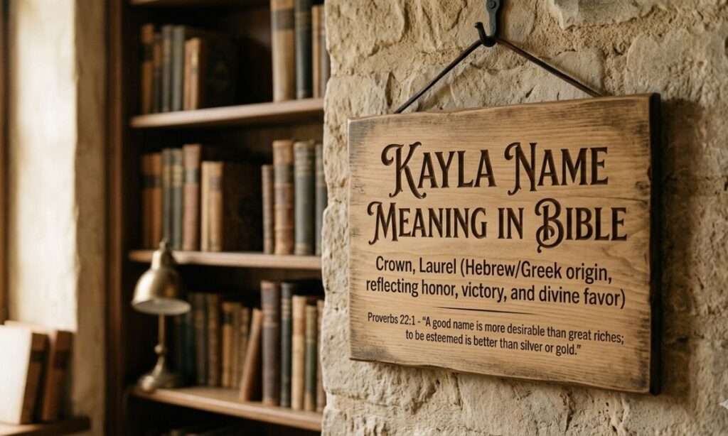 Kayla Name Meaning in Bible