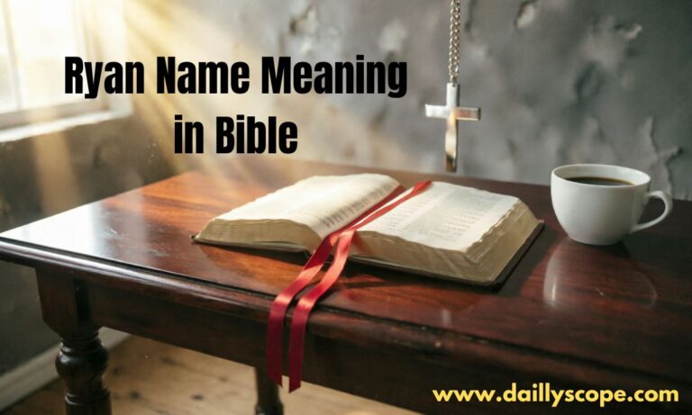 Ryan Name Meaning in Bible