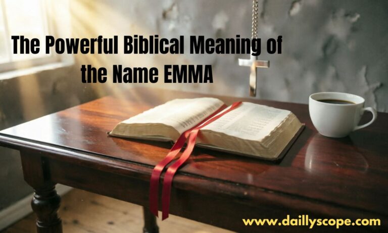 The Powerful Biblical Meaning of the Name EMMA