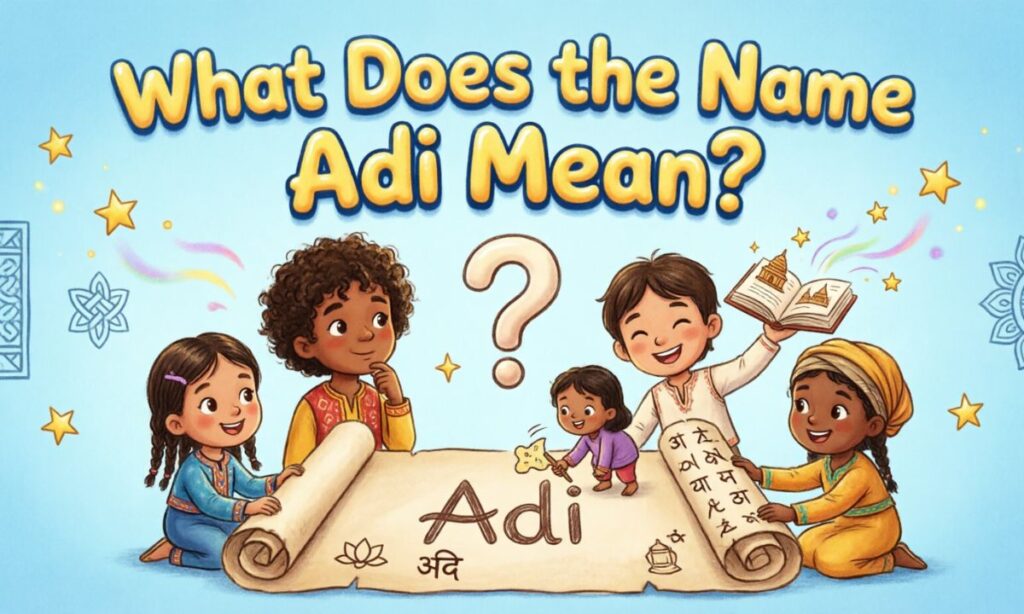 What Does the Name Adi Mean