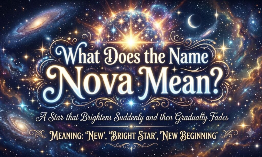 What Does the Name Nova Mean