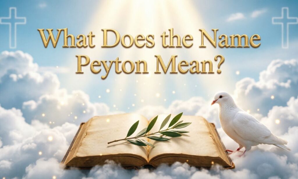 What Does the Name Peyton Mean
