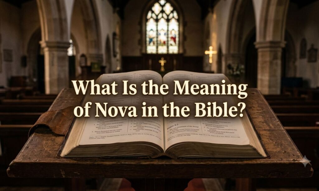 What Is the Meaning of Nova in the Bible?